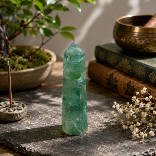 Green Fluorite Pencil