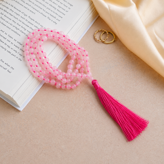 Rose Quartz Japa Mala 108+1 (beads)