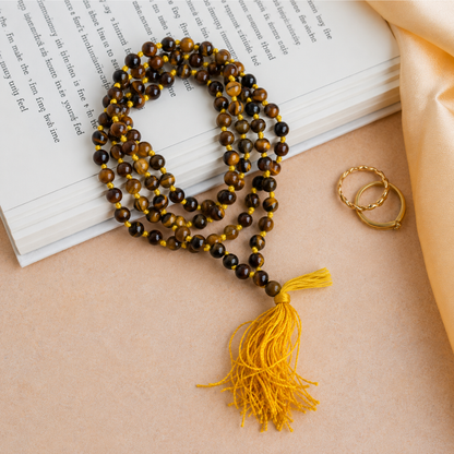 Tiger Eye Japa Mala 108+1 (Beads)