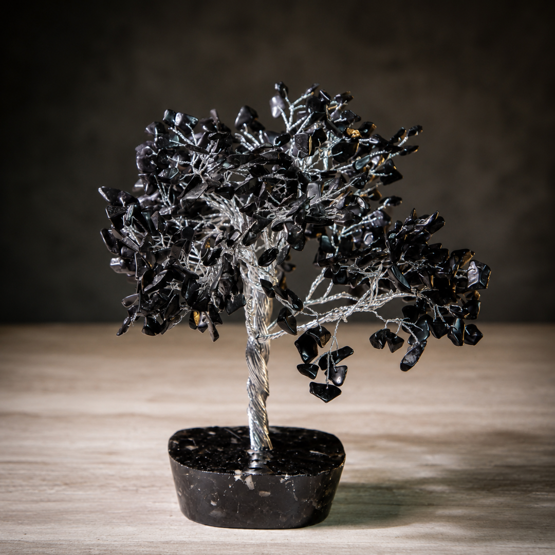 Black Tourmaline Crystal Tree