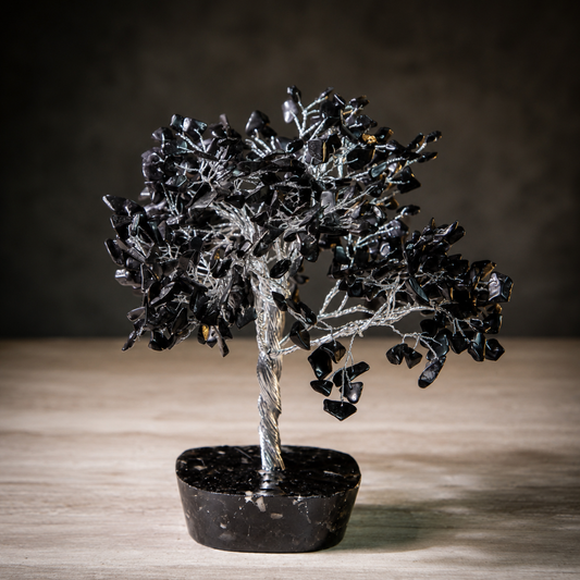 Black Tourmaline Crystal Tree