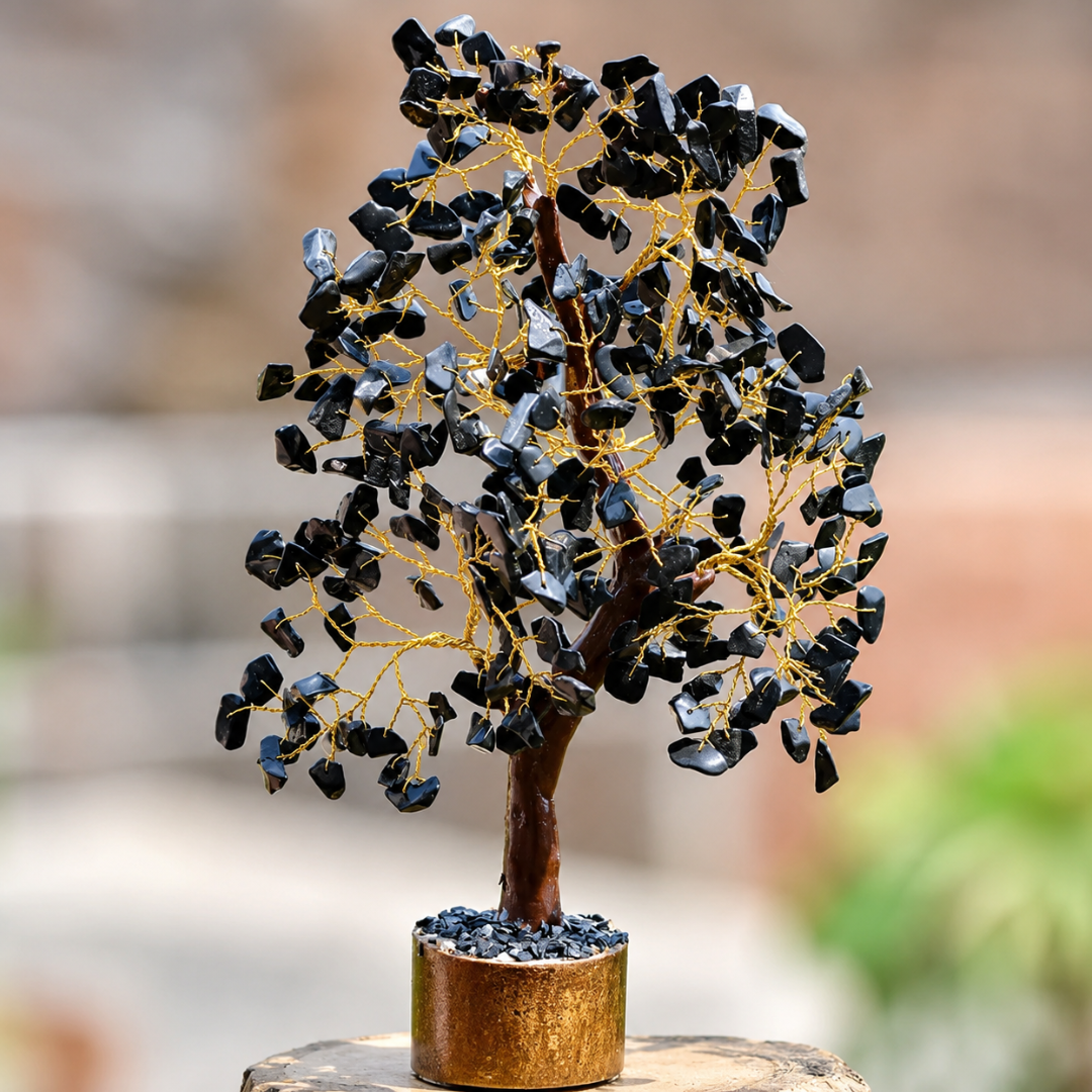 Black Tourmaline Tree – 300 Beads