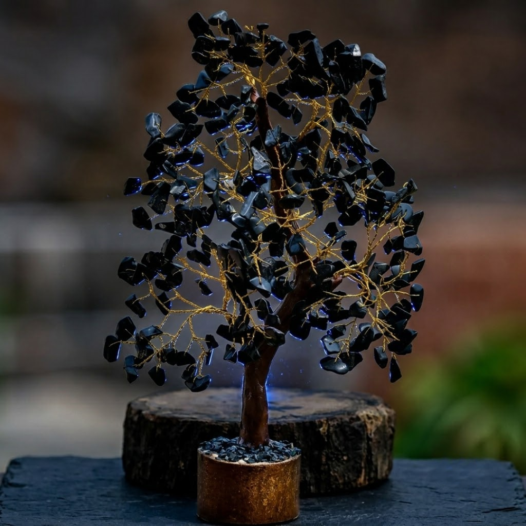 Black Tourmaline Tree – 300 Beads