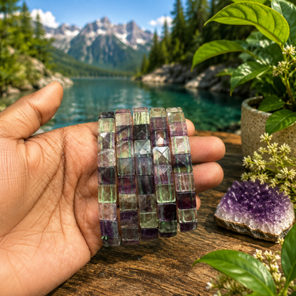 Multi Flourite Bracelet