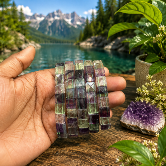 Multi Flourite Bracelet
