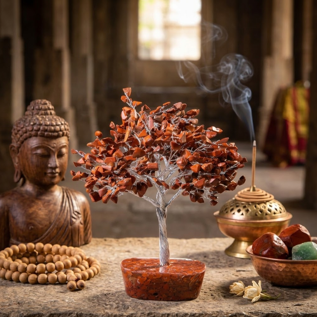 Red Jasper Crystal Tree
