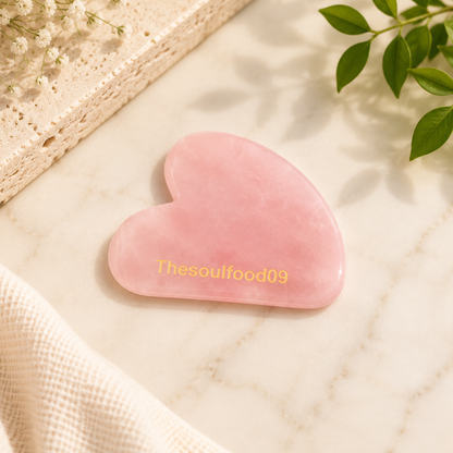 Rose Quartz Gua Sha Set