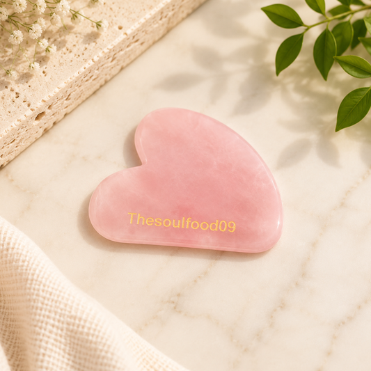 Rose Quartz Gua Sha Set