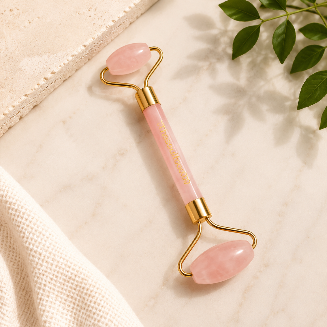 Rose Quartz Gua Sha Set