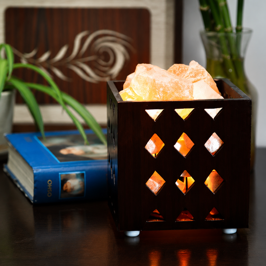 Trapezium Rock Salt Lamp