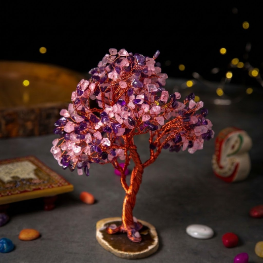Love and Peace Crystal Tree