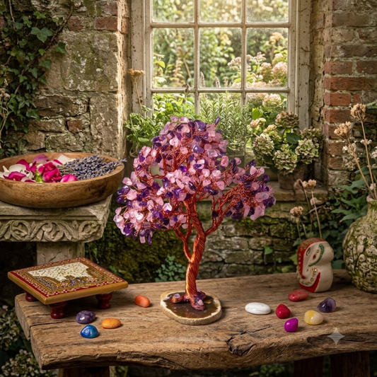 Love and Peace Crystal Tree